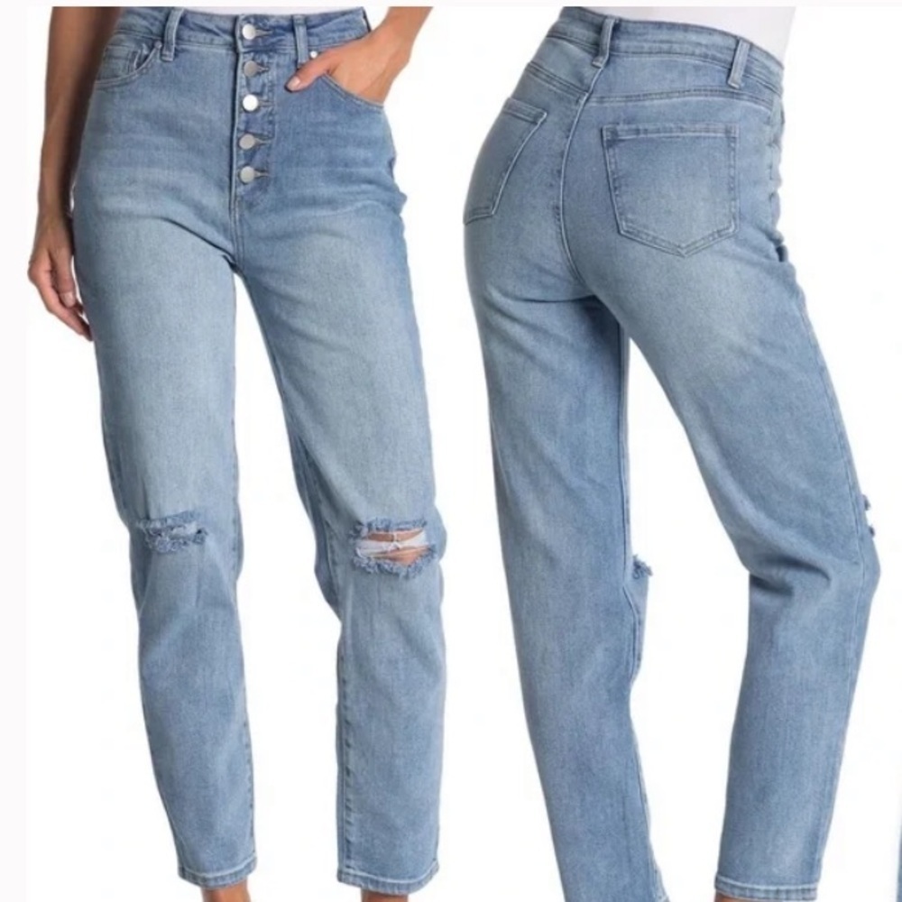 Abound Mom Jeans High Waist Button Fly‎ size 29